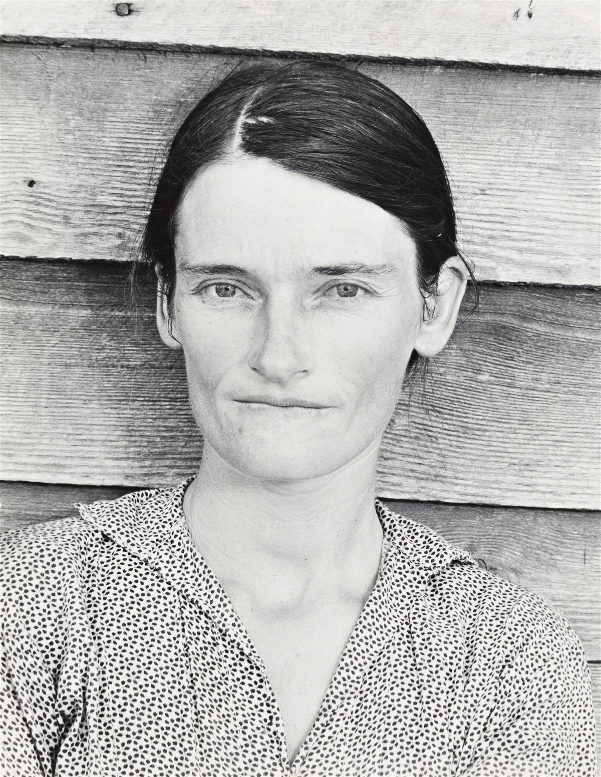 WALKER EVANS (1903-1975) Allie Mae Burroughs, Wife of a Cotton Sharecropper, Hale County, Alabama.